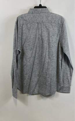 NWT Denim & Flower Mens Gray Heather Long Sleeve Button-Up Shirt Size Large alternative image