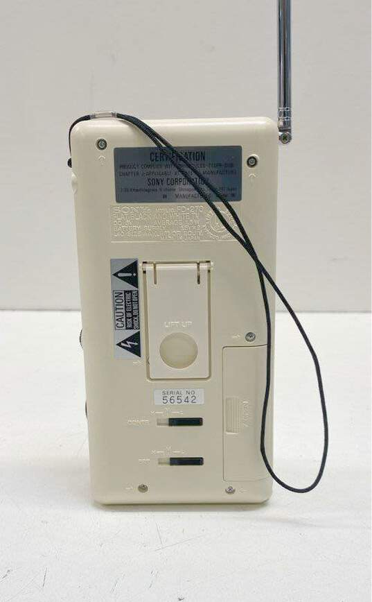 Vintage Sony Watchman FD-270 Portable Handheld TV w/ Case image number 5