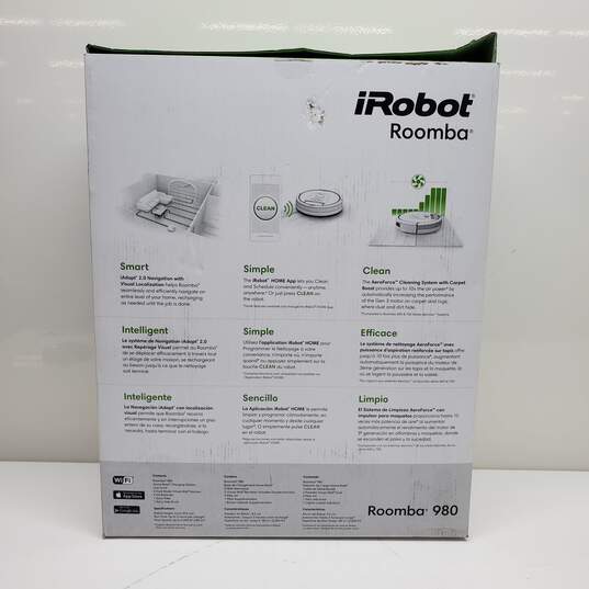 iRobot Roomba 980 Vacuum Cleaning Robot Opened Box image number 2