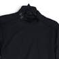 Under Armour Womens Black Mock Neck Long Sleeve Activewear Pullover T-Shirt Sz L image number 3