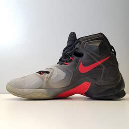 Nike LeBron 13 Men Black Grey On Court Basketball NBA Athletic Shoes 807219-060 - Size 10.5 alternative image