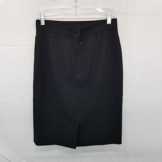 AUTHENTICATED Dolce & Gabbana Black Wool Skirt Size 42 image number 2