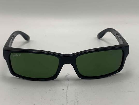 Mens RB4151 Green Lens UV Protection Wayfarer Sunglasses J-0541822-F image number 2