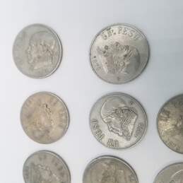 1970 & 1980 Un Peso Mexico Coin Bundle 10 Pcs 90.4g alternative image
