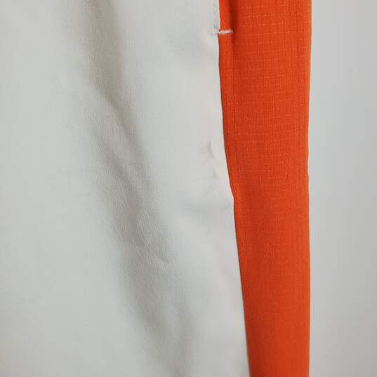 J. Lindeberg Men White/ Orange Striped Golf Pants Sz 33 image number 6