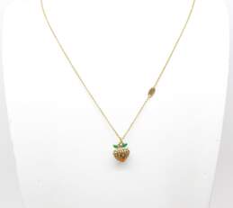 Juicy Couture Gold Tone Heart Toggle Bracelet & Icy Pendant Necklace alternative image