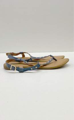 Born Adana Leather Studded Sandals Blue 11