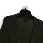 Womens Green Knitted Long Sleeve Open Front Cardigan Sweater Size Large image number 3