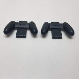 Pair of Official Nintendo Switch Joy Con Controllers w Wrap band Strips For P & R ONLY alternative image