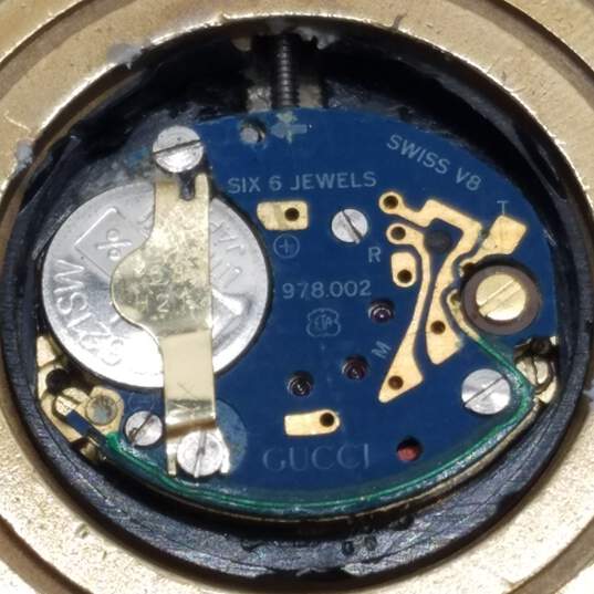 Gucci 3300M 10 Microns 33mm ETA Movement FOR PARTS Watch 63.0g image number 9