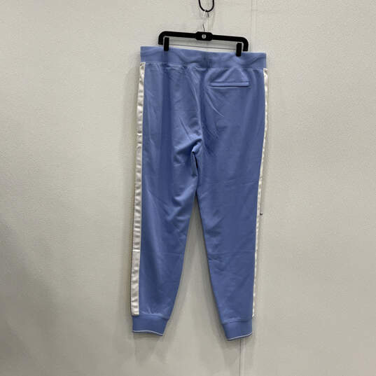 NWT Mens Blue Slash Pockets Drawstring Tapered Leg Jogger Pants Size 3XL image number 2