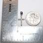 10K White Gold White Sapphire Accent Petite Cross Pendant - 0.7g image number 6