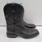 Ariat Black Leather Square Toe Western Boots Men's Size 9D image number 3