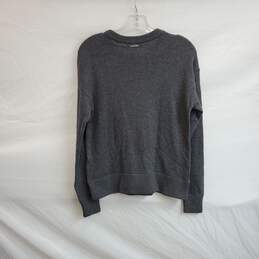 MICHAEL Michael Kors Gray Knit Rhinestone Embellished Sweater WM Size S NWT alternative image