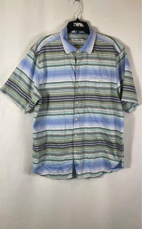 Tommy Bahamas Mullticolor Casual Short Sleeve - Size Large image number 1