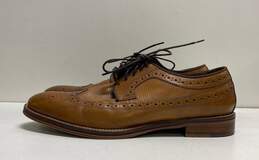 Johnston & Murphy Men's Brown Leather Wingtip Brogue Dress Shoes Sz. 9.5