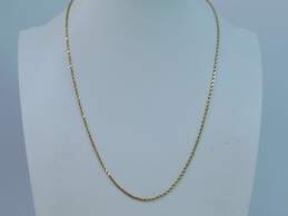 14K Yellow Gold Twisted Chain Necklace 2.4g
