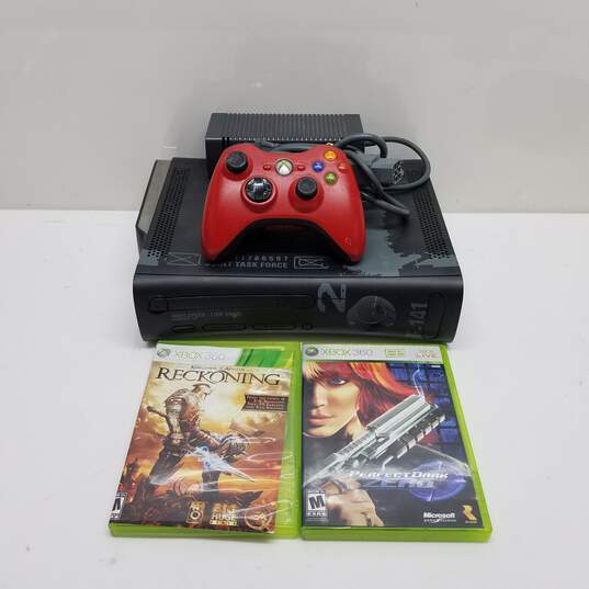Microsoft Xbox 360 FAT 120GB Console Bundle Controller & Games #2 image number 1
