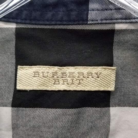 AUTHENTICATED Burberry Brit Nova Button Down Long Sleeve Shirt Size XXL image number 3