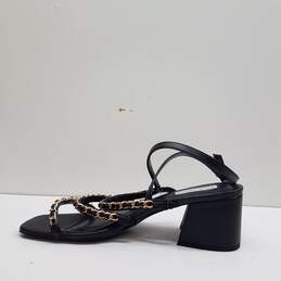 Steve Madden Interested Chained Sandals Black 10 alternative image