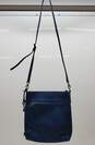 Fossil Crossbody Blue Leather Bag image number 2