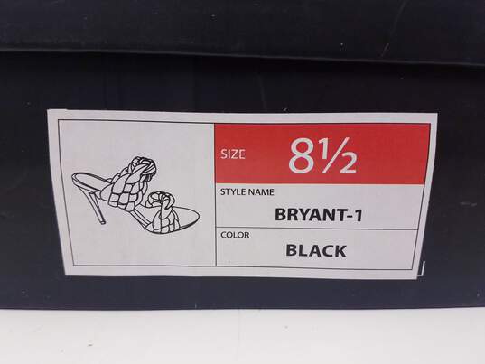 Liliana Bryant Black Sandal Pump Stiletto Heels Shoes Size 8.5 image number 13