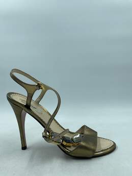 Authentic Prada Strappy Metallic Sandals W 9