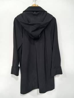 Women's Michael Kors Black Over Coat Sz L alternative image