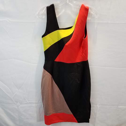 Milly Color Block Sleeveless Dress Women's Size 38in Length 16in Chest image number 2