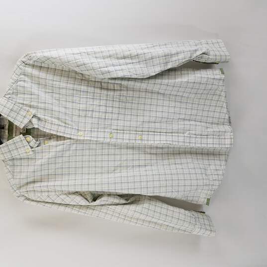 Banana Republic Checkered Button Up Men S image number 4