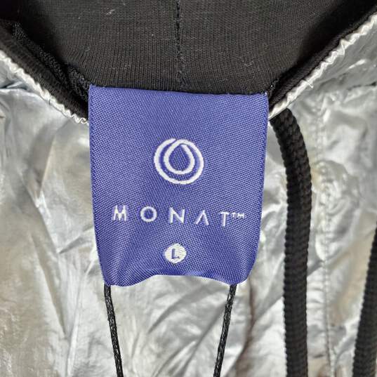 Monat Gear Women Silver Shorts L NWT image number 3