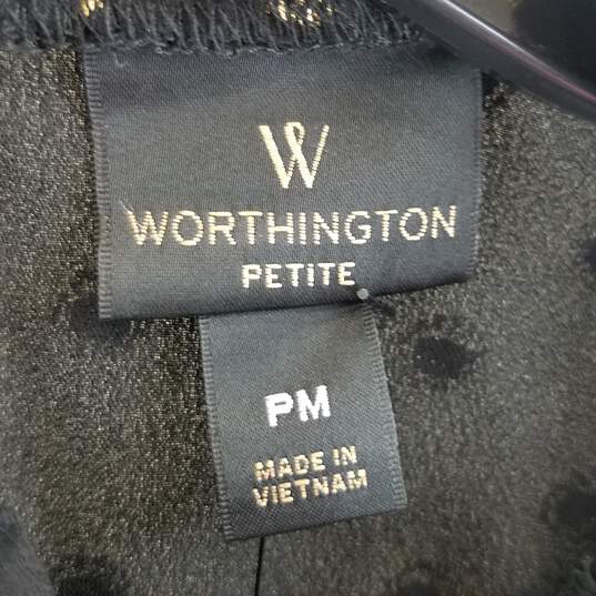 Worthington Women Long Sleeve Top Petite M image number 3