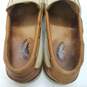 Tommy Bahama Oyster Beige Leather Boat Shoe Loafers Men's Size 11M image number 8