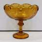 Vintage Indiana Amber Glass Candy Bowl image number 2