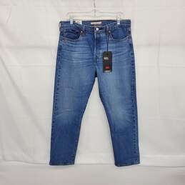 Levi's Blue Cotton High Rise Wedgie Straight Jeans WM Size 32 NWT
