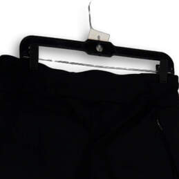 Womens Black Elastic Waist Pull-On Activewear Capri Leggings Size XL