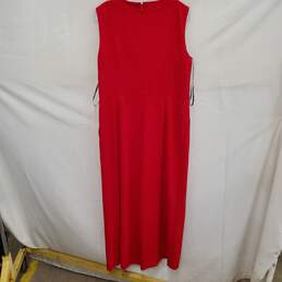 NWT Calvin Klein WM's Red Scuba Dress Size 14 alternative image