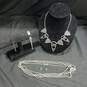 5 pc Silver Statement Jewelry Set image number 1