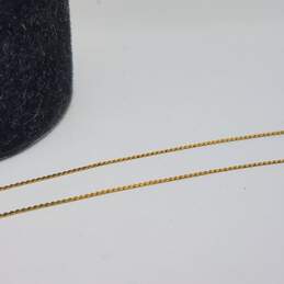 14k Gold Serpent Chain Necklace 1.2g alternative image