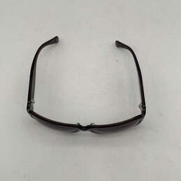 Womens Taryn S801 Plum Horn Full-Rim Frame Casual Wrap Sunglasses alternative image