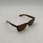Ray Ban Womens Brown Black Full Rim UV Protection Square Sunglasses image number 3