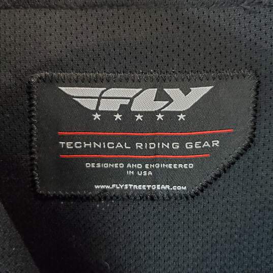 Fly Technical Riding Gear Black Motorcycle Jacket Size XL image number 3