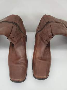 Women Clarks Western Leather Boots Size-10
