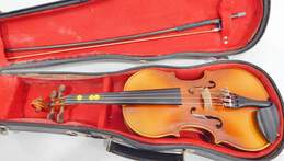 VNTG Czechoslovakian Lignatone Brand 1/4 Size Student Violin w/ Case and Bow