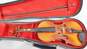 VNTG Czechoslovakian Lignatone Brand 1/4 Size Student Violin w/ Case and Bow image number 1