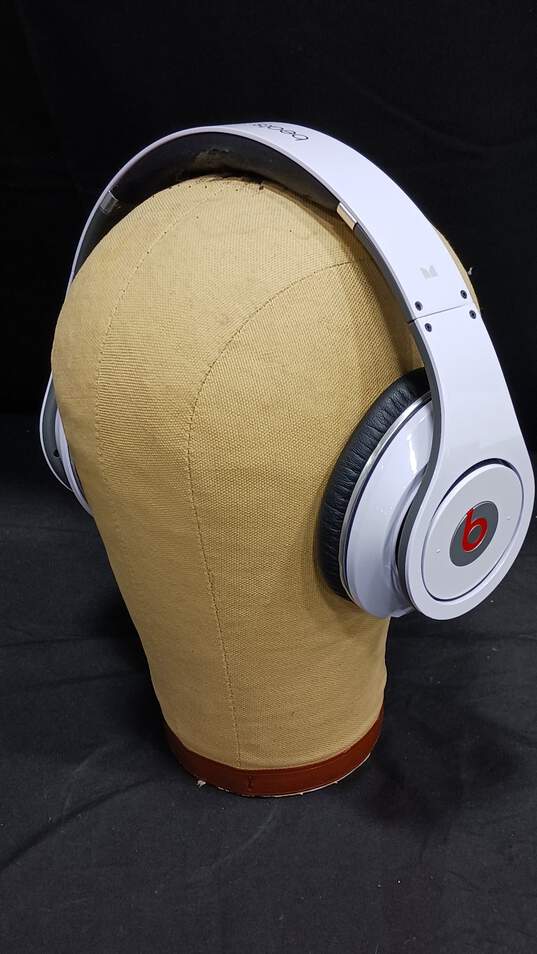 Beats by Dr. Dre Monster White Studio Headphones in Case image number 2