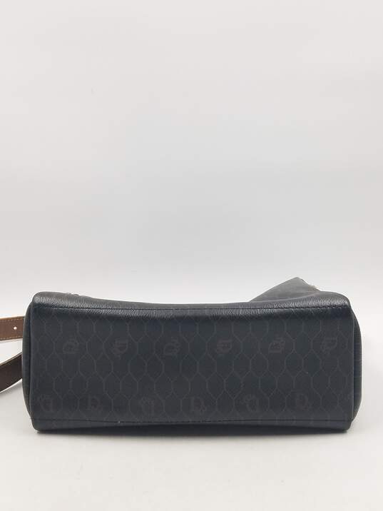 Authentic Christian Dior Black Honeycomb Shoulder Bag image number 4
