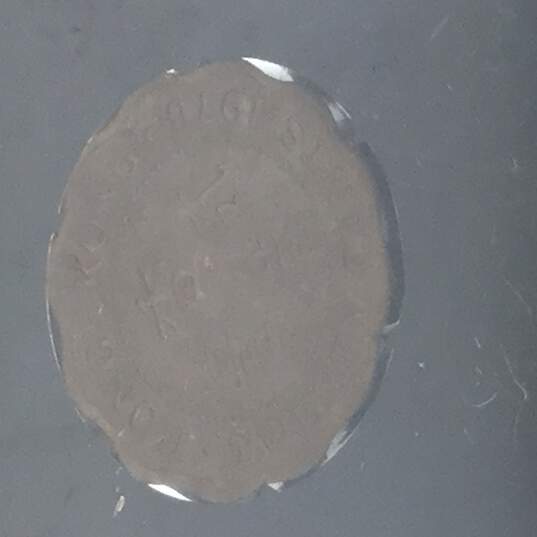 1976 Hoag Lung Twenty Cent Coin 27.8g DAMAGED image number 3