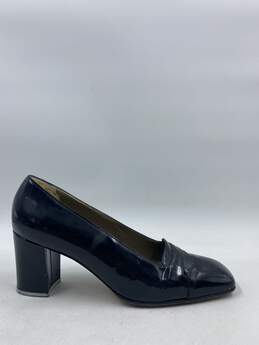 Authentic Yves Saint Lauret Black Pump Heel W 8.5
