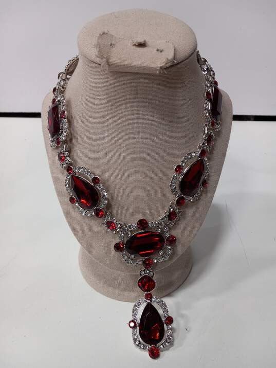 5 pc Red Jewelry Statement Bundle image number 4